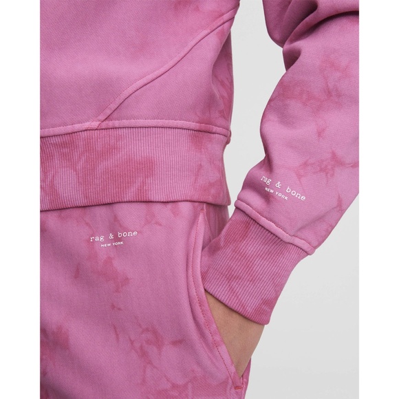 Rag & Bone City Tie Dye Terry Sweatshirt - Picture 6 of 7